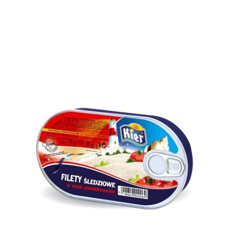 Filety sledziowe w sosie pomidorowym 170g