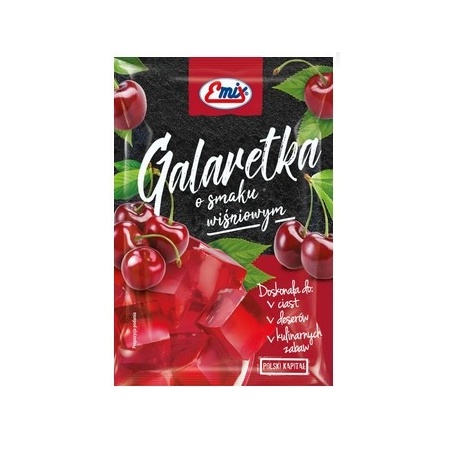 Galaretka o smaku wiśniowym 79g